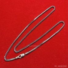 สร้อยคอWhite Gold 18K 750 โค๊ต italy