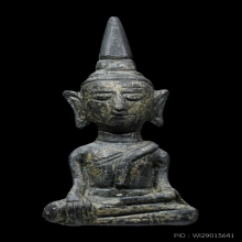 พระพุทธนั่งลอยองค์ ไม่มีฐานรองรับ กรุนาคาม วัดนาคคาม นครศรีฯ
