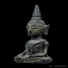 พระพุทธนั่งลอยองค์ ไม่มีฐานรองรับ กรุนาคาม วัดนาคคาม นครศรีฯ