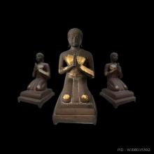 พระมหาโมคคัลลานเถระ ฐานบรรจุวัตถุมงคล ลพ.สนิท วัดลำบัวลอย