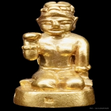 พระทองคำ.รูปหล่อนางกวักอุดมทรัพย์วัดเขาอ้อ ปี2555