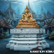 พระพุทธรูป สมัยรัตนโกสินทร์ แบบจีวรดอก สวยมาก เดิม