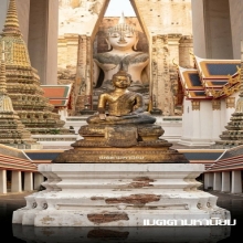 พระพุทธรูป สมัยรัตนโกสินทร์ แบบจีวรดอก สวยเดิม ยุคต้น