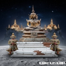 พระพุทธรูป สมัยรัตนโกสินทร์ แบบทรงเครื่อง ปางสมาธิ สวยเดิม