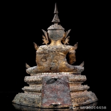 พระพุทธรูป สมัยรัตนโกสินทร์ แบบทรงเครื่อง ปางสมาธิ สวยเดิม