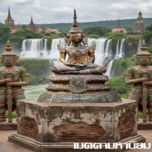 พระพุทธรูป สมัยรัตนโกสินทร์ แบบทรงเครื่อง ปางสมาธิ สวยเดิม