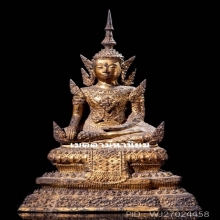 พระพุทธรูป สมัยรัตนโกสินทร์ แบบทรงเครื่อง ปางมารวิชัย เดิม