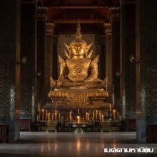 พระพุทธรูป สมัยรัตนโกสินทร์ แบบทรงเครื่อง ปางมารวิชัย เดิม