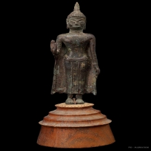 พระศิลปะนครศรีธรรมราช เนื้อสัมฤทธิ์ ปรางค์ประทานพร