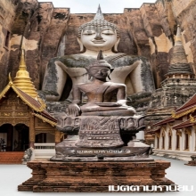 พระพุทธรูป สมัยอยุธยา ราชวงศ์บ้านพลูหลวง สวยเดิม