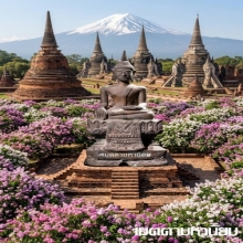 พระพุทธรูป สมัยอยุธยา ราชวงศ์บ้านพลูหลวง สวยเดิม