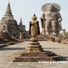 พระพุทธรูปไม้จำหลัก สมัยอยุธยา ราชวงศ์บ้านพลูหลวง 