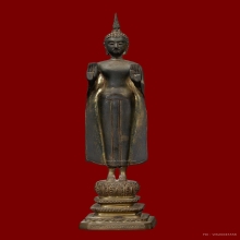 พระบูชายืนพระอภัยสมุทรมงคล มูลนิธิหลวงพ่อสด