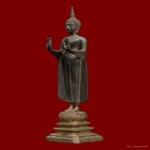 พระบูชายืนพระอภัยสมุทรมงคล มูลนิธิหลวงพ่อสด