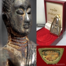 พระพุทธโสธร 80ปีกรมตำรวจ เนื้อเงินขัดเงา