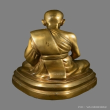 หลวงปู่ดู่ หน้าตัก 9 นิ้ว เนื้อโลหะผสม ปี 2535