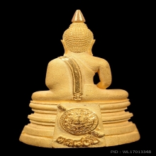พระพุทธโสธร 80 ปีกรมตำรวจเนื้อทองคำขัดเงาพิมพ์ใหญ