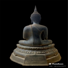 พระบูชา ภปร. 2508 วัดบวรนิเวศวิหาร รุ่นแรก หน้าตัก 9 นิ้ว
