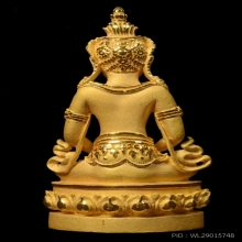 พระทองคำ** พระกริ่งอวโลกิเตศวร รุ่นอุดมโภคทรัพย์ เนื้อทองคำ