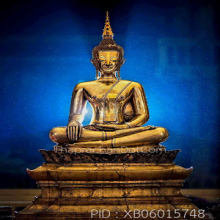 หลวงพ่อพระใส เนื้อทองคำ  รุ่น สร้างศาลา ปี 2537 No.278