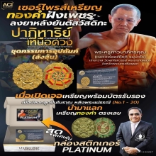 จตุคามรามเทพ เหรียญรุ่นปาฏิหาริย์เหนือดวง เนื้อทองคำ 2566