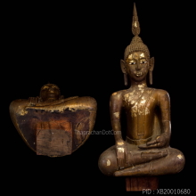 ไม้แกะ หน้าตัก16นิ้ว ศิลปอยุธยาปลาย