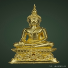 พระทองคำ.หลวงพ่อพระใสรุ่นเพิ่มบารมีวัดโพธิ์ชัยปี2564 