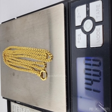 สร้อยทอง 9k ลายห่วงคู่