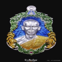 เหรียญเสือคู่มหาบารมี พระอาจารย์ต้อม วัดท่าสะแบง