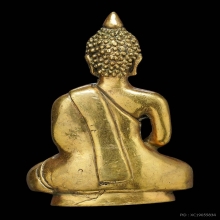 พระบูชารัชกาล ปางสมาธิ เนื้อทองคำ ขนาดห้อยคอ