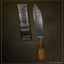 มีดหมอหลวงพ่อเดิม ด้ามไม้ฝักงา ขนาด 10.5 นิ้ว