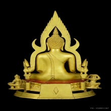 พระพุทธชินราช จักรพรรดิมหาพิธี ปี 2515 หน้าตัก 9 นิ้ว ปิดทอง