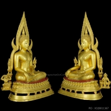 พระพุทธชินราช จักรพรรดิมหาพิธี ปี 2515 หน้าตัก 9 นิ้ว ปิดทอง