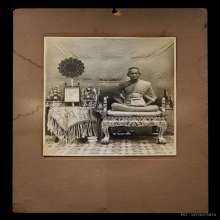 พระครูวิมลศีลาจารย์  ( เส็ง  พุทธปาลิโต ) ใบใหญ่2 ใบ