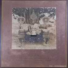 รูปถ่ายซีเปียพระสังฆภารวาหมุนี (เนียม ภุมสโร) วัดเสาธงทอง