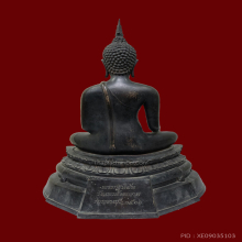 พระบูชากฐินต้น 9 นิ้ว  วัดเทวสังฆาราม (วัดเหนือ) จ.กาญจนบุรี