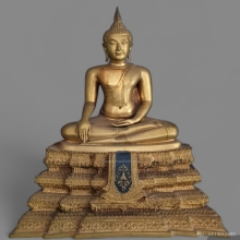 พระบูชา มวก วัดกระทงลอย สระบุรี ปี 2521 หน้าตัก 9.5นิ้ว