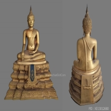 พระบูชา มวก วัดกระทงลอย สระบุรี ปี 2521 หน้าตัก 9.5นิ้ว