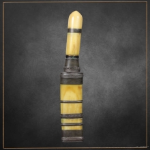 มีดหมอหลวงพ่อกัน วัดเขาแก้ว ด้ามงาฝักงา