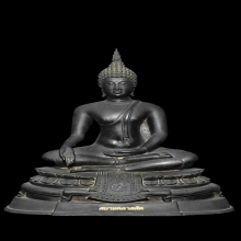 พระพุทธรูป ภปร รุ่นแรก (กฐินต้น) พ.ศ.2506 วัดเทวสังฆาราม