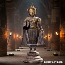 พระพุทธรูป สมัยอยุธยา ทรงเครื่องน้อย ราชวงศ์สุพรรณภูมิ