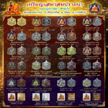 เหรียญเสมาสมปรารถนา หลวงปู่ศิลา เนื้อทองแดงผิวไฟ ปี2564