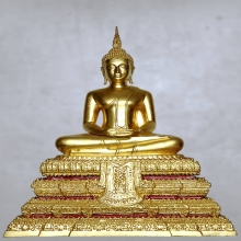 สวยมาก พระประธานยิ้มรับฟ้า สมเด็จโต วัดระฆัง อนุสรณ์ 122 ปี 