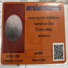 1 ใน 90ลูกอมจินดามณี หลวงปู่ศิลา มวลสารเข้มข้น โค๊ตศิลารวย 