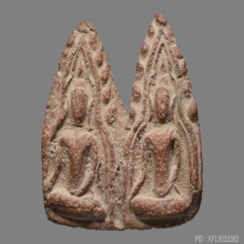พระขุนแผน พลายคู่ พิมพ์หน้าเทวดาซุ้มคู่ กรุวัดบ้านกร่าง