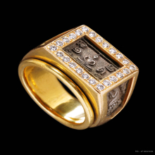 แหวนหน้าพระพุทธ เนื้อเงิน ปี2522 หลวงปู่ดู่ วัดสะแก 