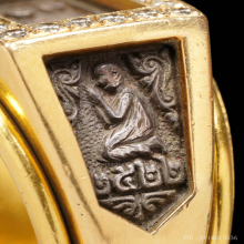 แหวนหน้าพระพุทธ เนื้อเงิน ปี2522 หลวงปู่ดู่ วัดสะแก 