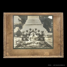 ภาพกลวงพ่อสดวัดปากน้ำพร้อมลายเซ็นพระภาวนาโกศลเถระ