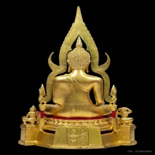 พระพุทธชินราช มาลาเบี่ยง ปี 2520 9.9 นิ้ว ลงรักปิด