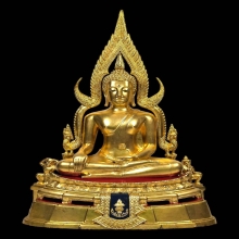 พระพุทธชินราช มาลาเบี่ยง ปี 2520 9.9 นิ้ว ลงรักปิด